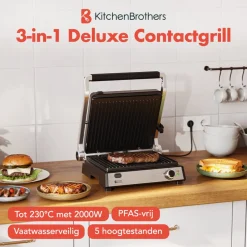 KitchenBrothers Contactgrill Deluxe