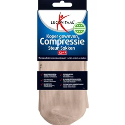 Koper Geweven Compressie Steun Kousen