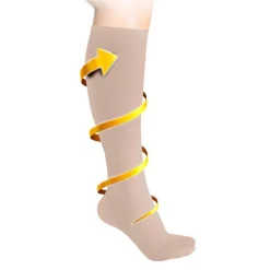 Koper Geweven Compressie Steun Kousen