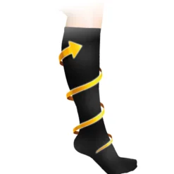 Koper Geweven Compressie Steun Kousen