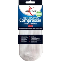 Koper Geweven Compressie Steun Kousen