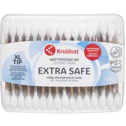 Kruidvat 100% Cotton Extra Safe Wattenstaafjes