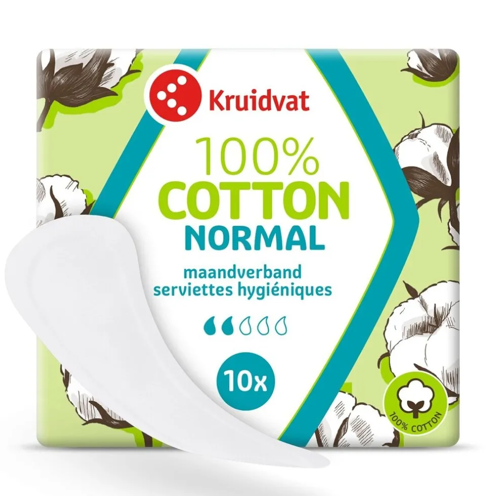Kruidvat 100% Cotton Normal Ultra Maandverband