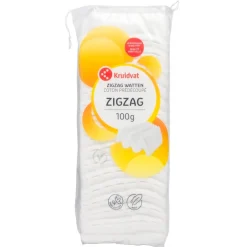Kruidvat 100% Cotton Zigzag Watten