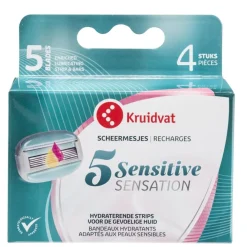 Kruidvat 5 Sensitive Sensation Scheermesjes