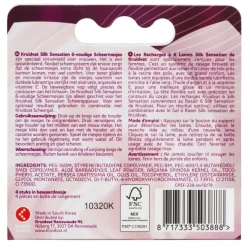 Kruidvat 6 Silk Sensation Scheermesjes