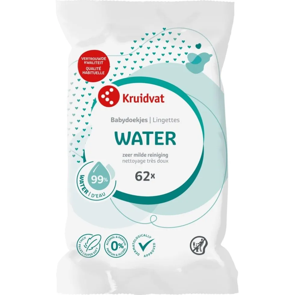 Kruidvat Baby Pure Waterdoekjes