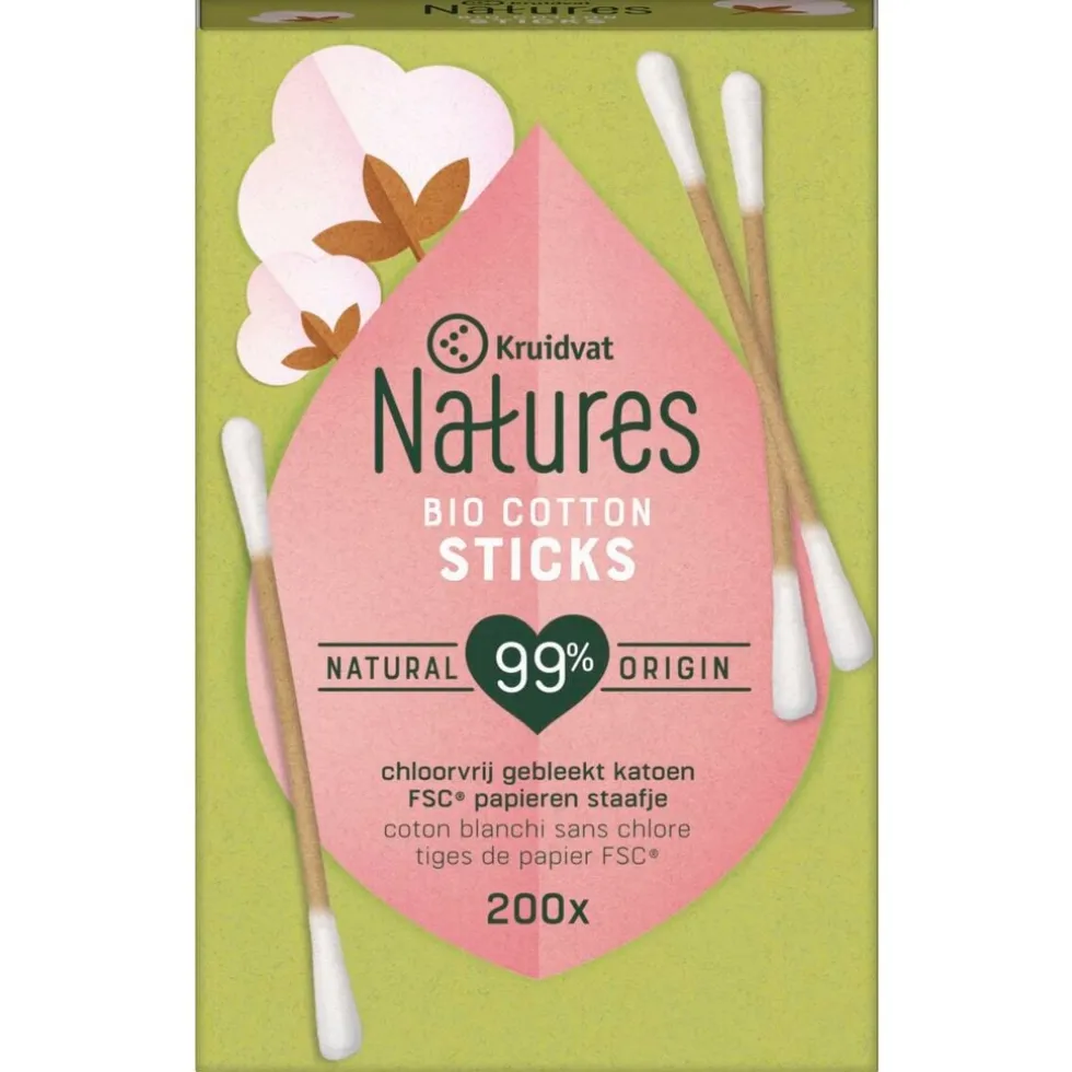 Kruidvat Bio Wattenstaafjes