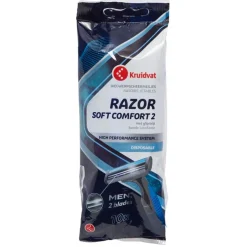 Kruidvat For Men Soft Comfort Razor 2 Wegwerpscheermesjes