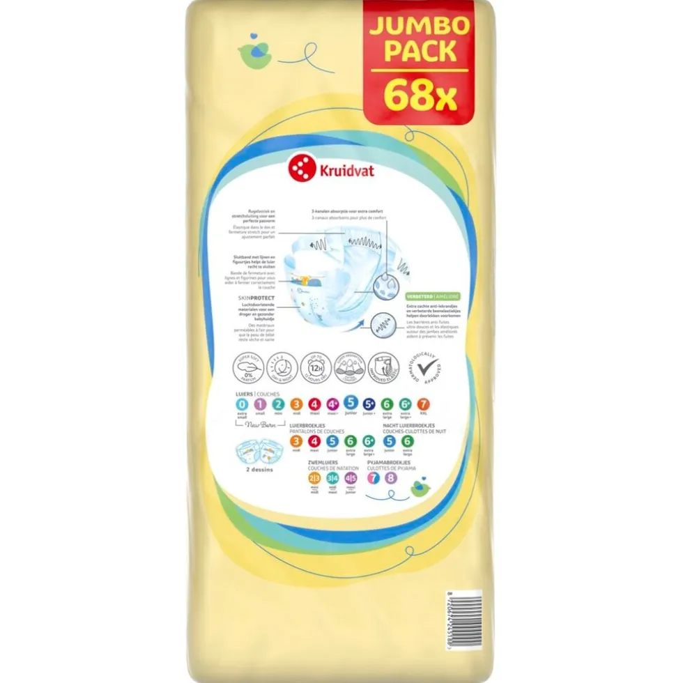 Kruidvat Junior Maat 5 Luiers Jumbopack