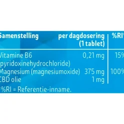 Kruidvat Magnesium B6 + CBD Tabletten