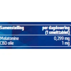 Kruidvat Melatonine + CBD Smelttabletten
