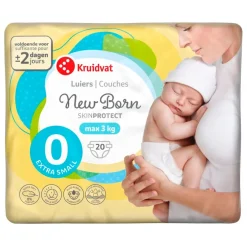 Kruidvat NewBorn Extra Small Maat 0 Luiers Smallpack