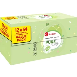 Kruidvat Pure & Soft Babydoekjes