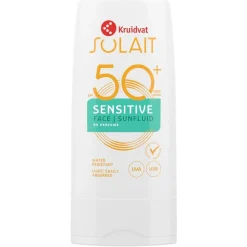 Kruidvat Solait Sensitive SPF50+ Face Sunfluid