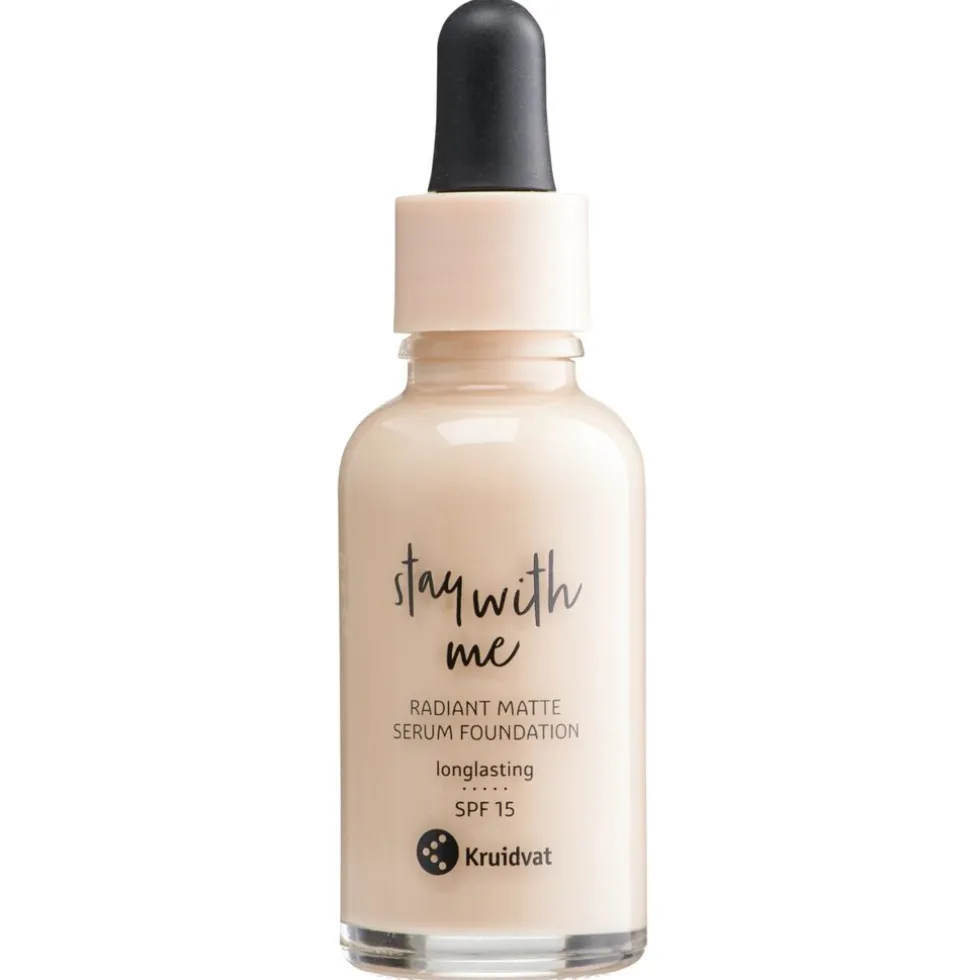 Kruidvat Stay With Me 012 C Fair Blush Radiant Matte Serum Foundation