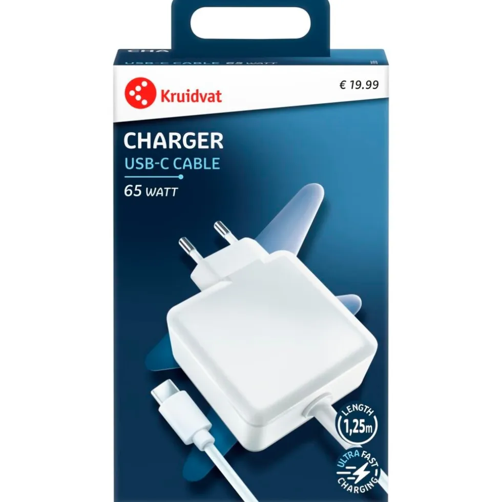 Kruidvat 65W USB-C Oplader