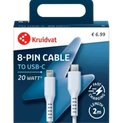 Kruidvat 20W USB-C-naar-8-Pin Kabel