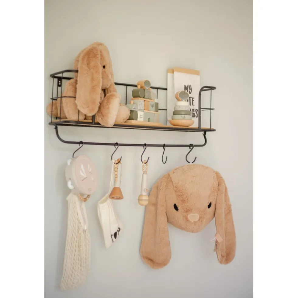 Label Label Rabbit Rosa Nougat Muurdecoratie