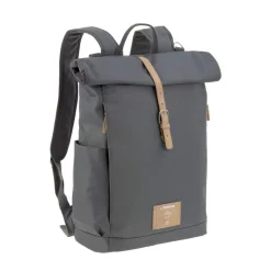 Lassig Backpack Rolltop Antraciet