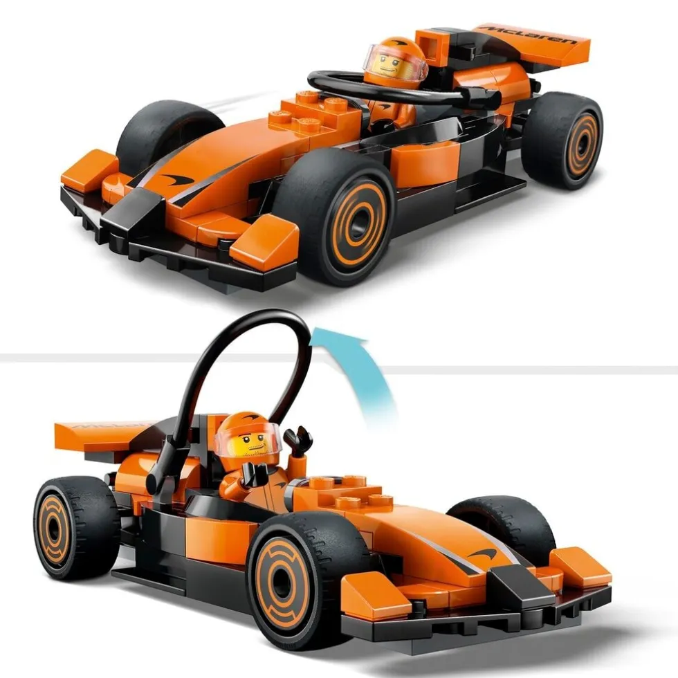 LEGO City 60442 F1 Coureur met McLaren Racewagen