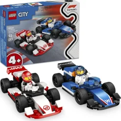 LEGO City 60464 F1 Williams Racing en Haas F1 Racewagens