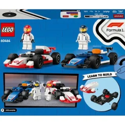 LEGO City 60464 F1 Williams Racing en Haas F1 Racewagens