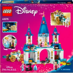 LEGO Disney 43275 Assepoesters Kasteel en Paardenkoets