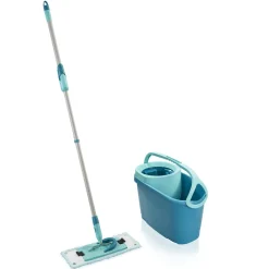 Leifheit Clean Twist Dweil Set M Ergo Vloerwisser (33 cm) met Emmer en Uitwringsysteem