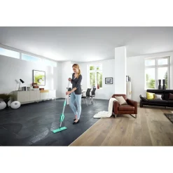 Leifheit Picobello M Micro Duo Vloerwisser (33 cm) met Steel en Uitwringsysteem