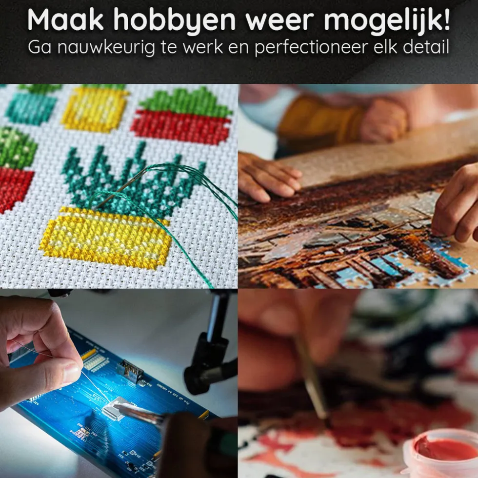 Loeplamp met LED Verlichting Oplaadbaar