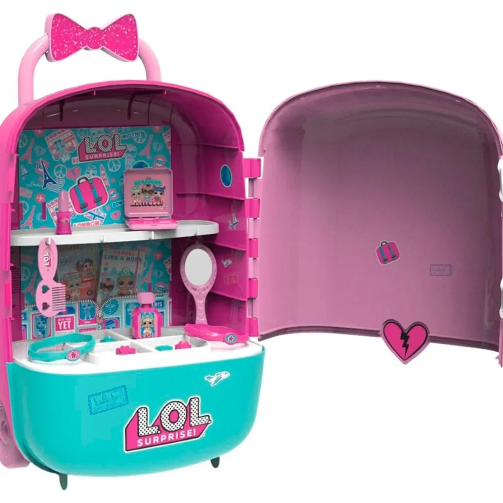 L.O.L. Surprise! Born 2 Travel Glitzy Suitcase
