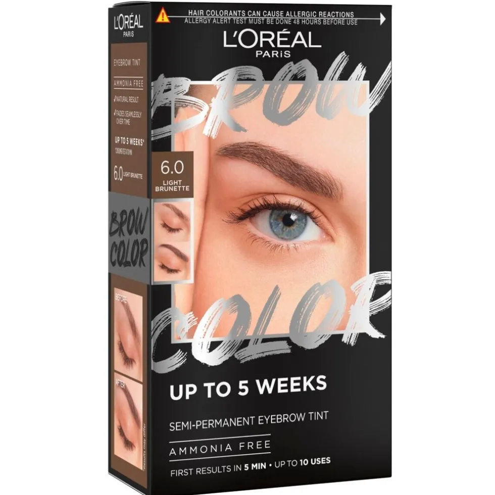 L'Oréal Paris 6.0 Light Brunette Brow Color Wenkbrauwverf