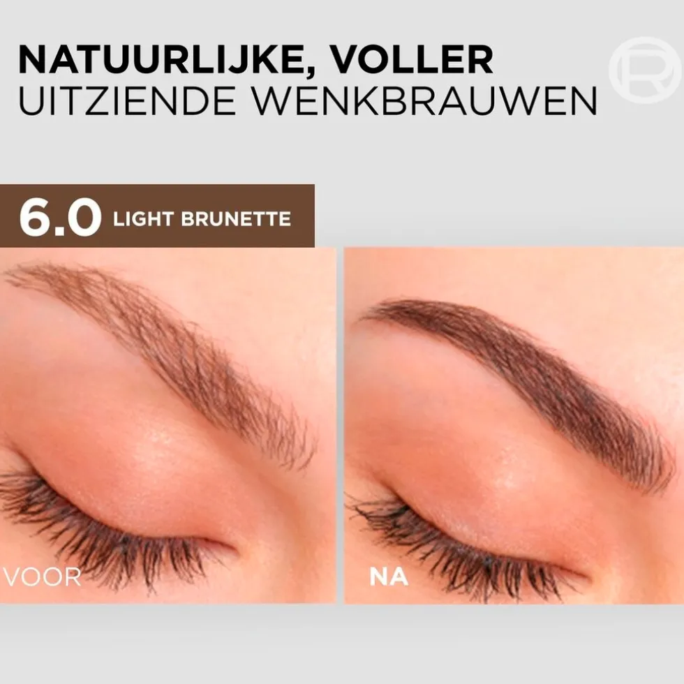 L'Oréal Paris 6.0 Light Brunette Brow Color Wenkbrauwverf