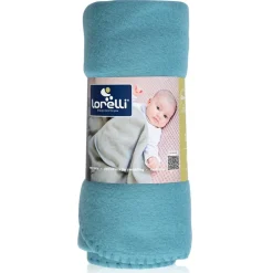 Lorelli Fleece Stone Blue Star 75x100cm Wiegdeken