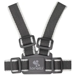 Lorelli Safety Harness Grey & White Kinderstoel Tuigje met Looplijn