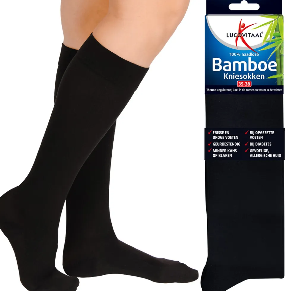 Lucovitaal Bamboe Kniesok