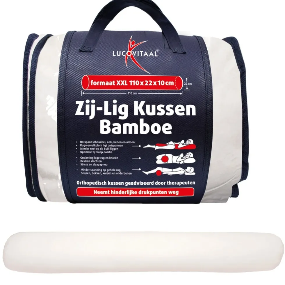Lucovitaal Bamboe ZijLig Kussen