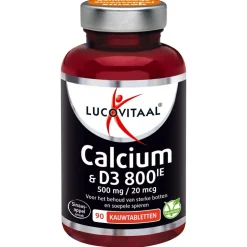 Lucovitaal Calcium & D3 800Ie Kauwtabletten