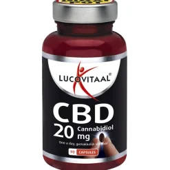 Lucovitaal CBD 20mg Cannabidiol Capsules