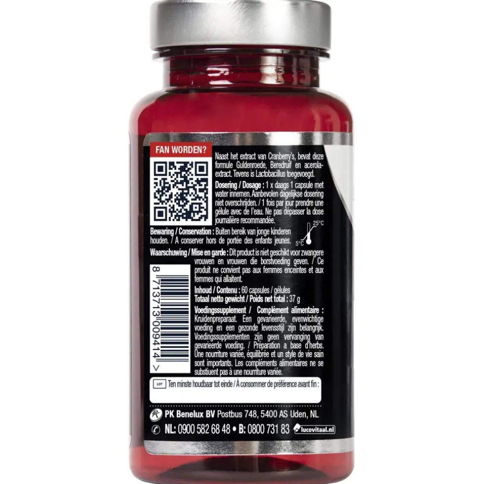 Lucovitaal Cranberry X-tra