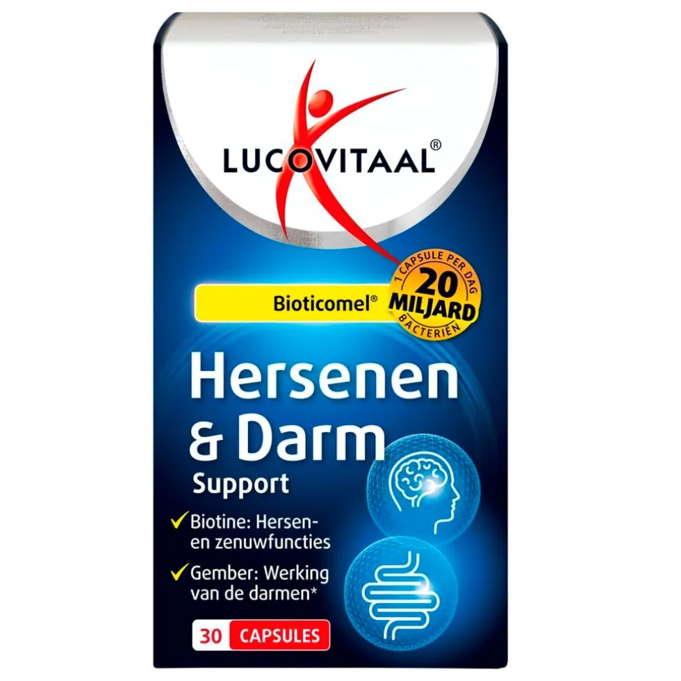 Lucovitaal Hersenen & Darm Support Capsules