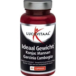 Lucovitaal Ideaal Gewicht Konjac Mannan Garcinia Cambogia Capsules