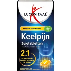 Lucovitaal 2-in-1 Keelpijn Zuigtabletten