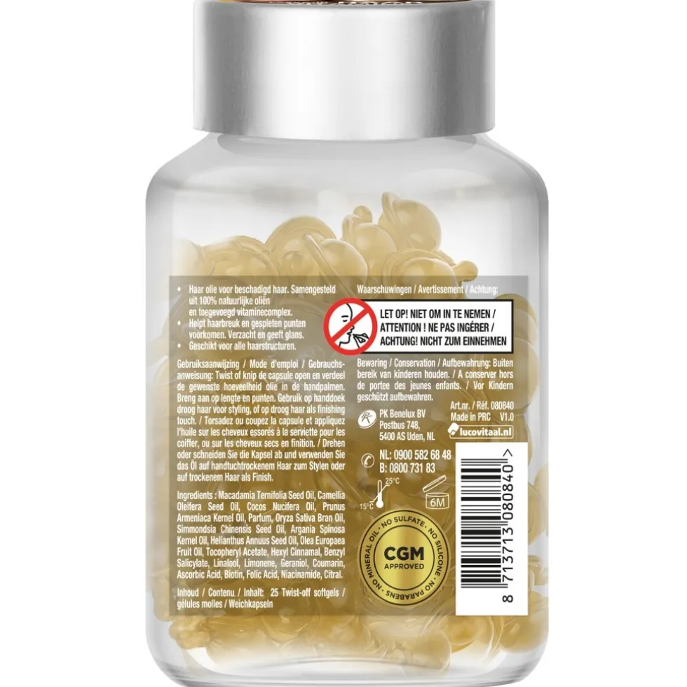 Lucovitaal Leavein Haarserum en Vitamine Beschadigd Haar