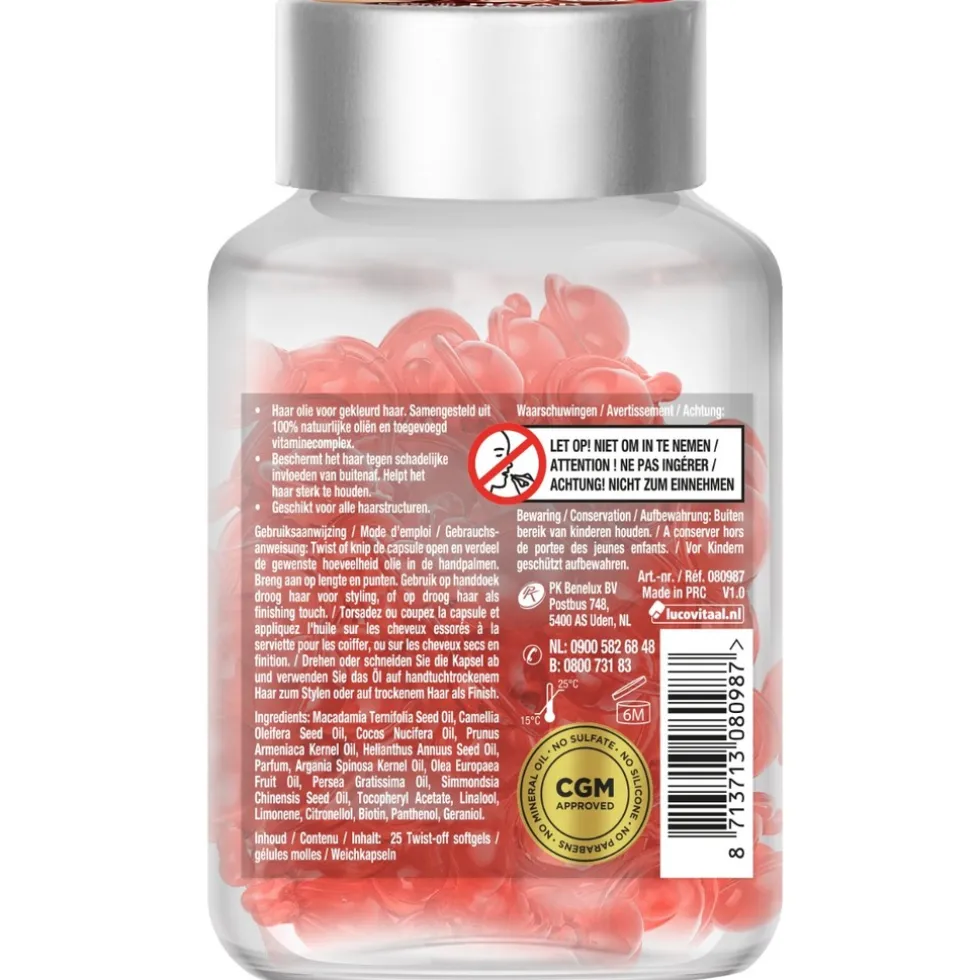 Lucovitaal Leavein Haarserum en Vitamine Gekleurd Haar