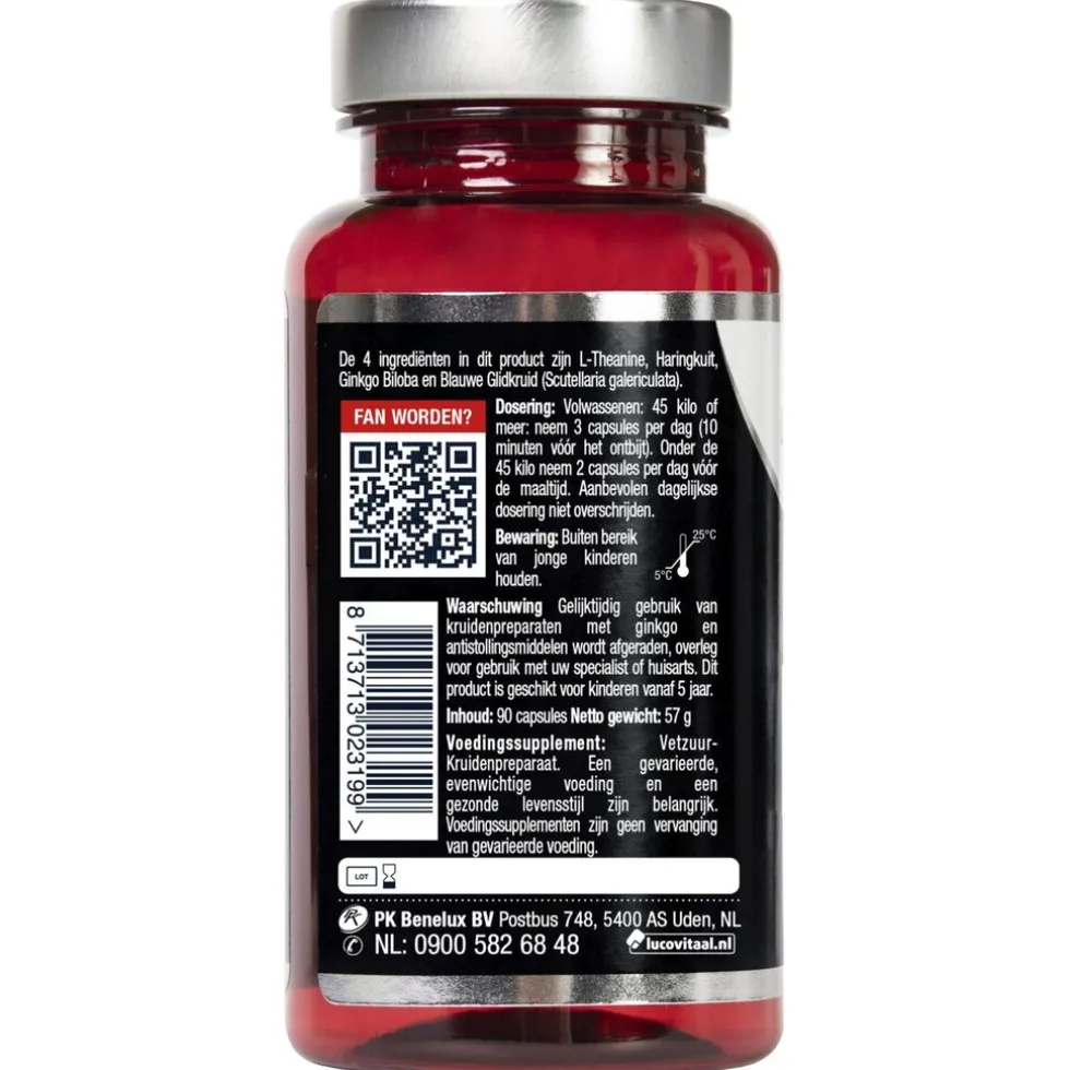 Lucovitaal L-Theanine Omega 3 Capsules