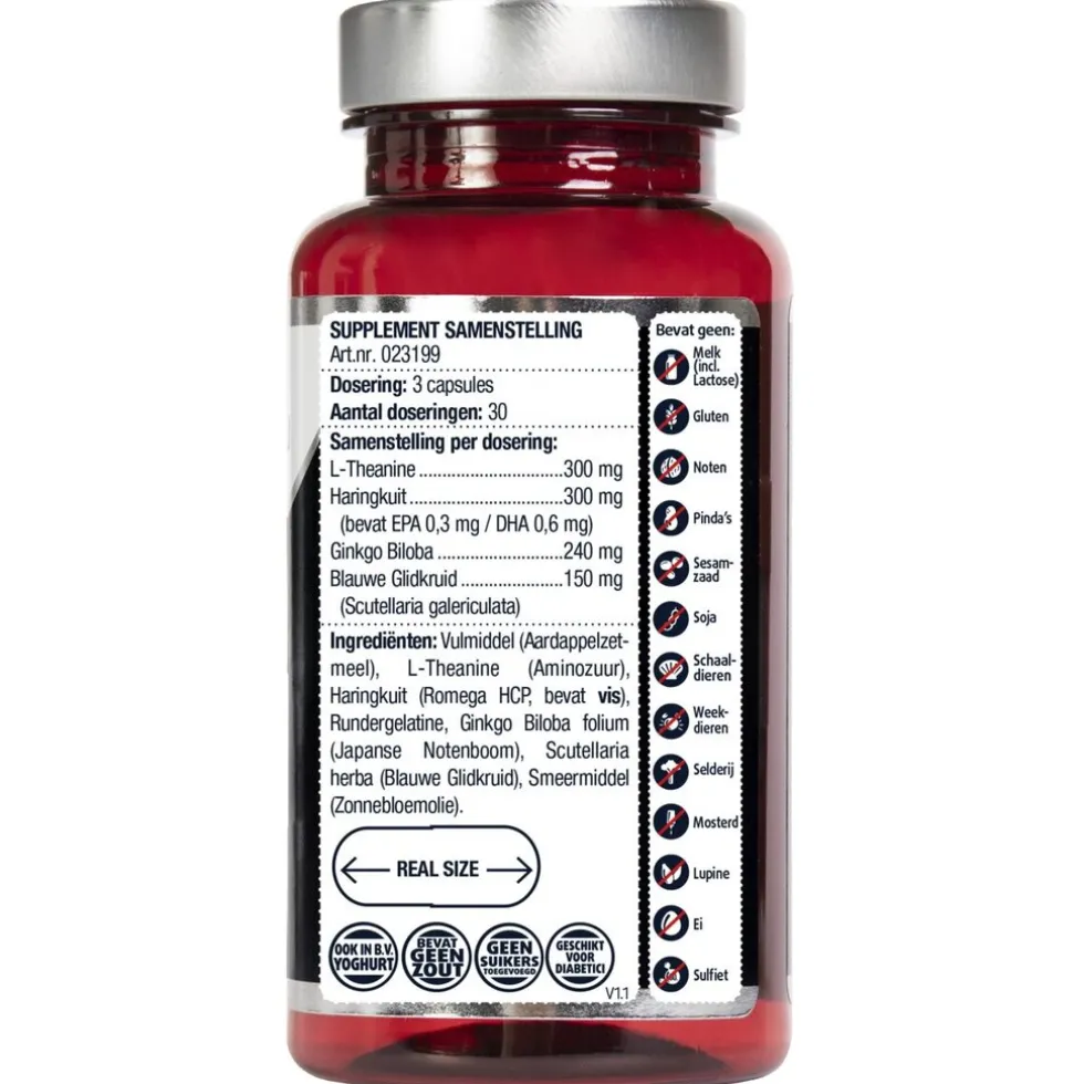 Lucovitaal L-Theanine Omega 3 Capsules