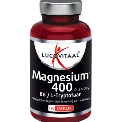 Lucovitaal Magnesium 400 met Vitamine B6 & L-Tryptofaan Capsules