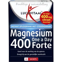 Lucovitaal Magnesium 400mg Forte Sachets